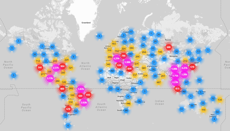 mirai-botnet-map